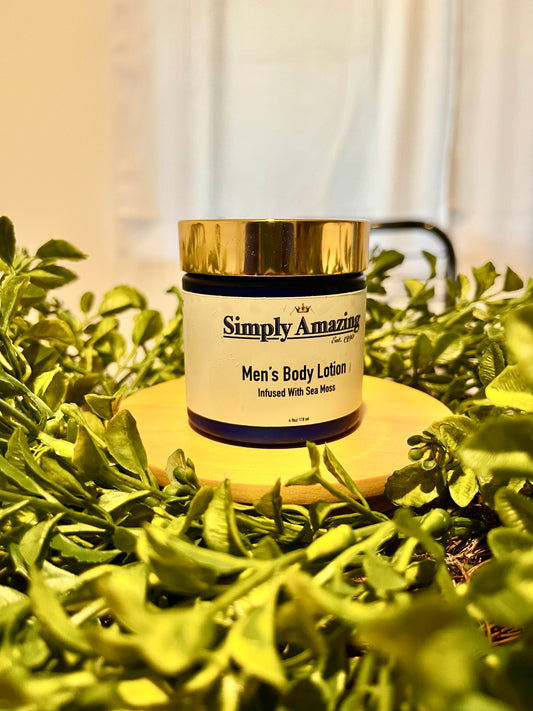 Men’s Body Lotion (Infused With Sea Moss)